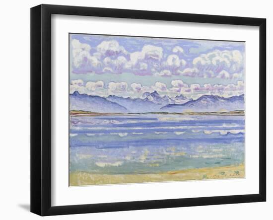 Weisshorn, von Montana aus gesehen. 1915-Ferdinand Hodler-Framed Giclee Print