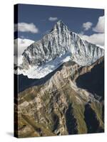 Weisshorn, Zermatt, Valais, Switzerland-Rainer Mirau-Stretched Canvas
