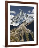 Weisshorn, Zermatt, Valais, Switzerland-Rainer Mirau-Framed Photographic Print