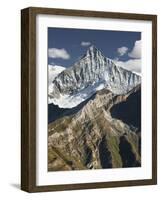 Weisshorn, Zermatt, Valais, Switzerland-Rainer Mirau-Framed Photographic Print