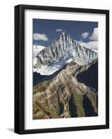 Weisshorn, Zermatt, Valais, Switzerland-Rainer Mirau-Framed Photographic Print