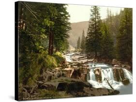 Weisswassergrund, Riesengebirge, Germany, C.1890-C.1900-null-Stretched Canvas