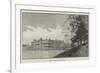 Welbeck Abbey, View from the Lake-null-Framed Giclee Print