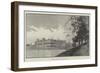 Welbeck Abbey, View from the Lake-null-Framed Giclee Print