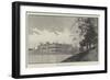 Welbeck Abbey, View from the Lake-null-Framed Giclee Print