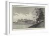 Welbeck Abbey, View from the Lake-null-Framed Giclee Print