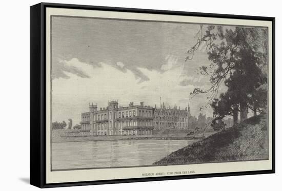 Welbeck Abbey, View from the Lake-null-Framed Stretched Canvas