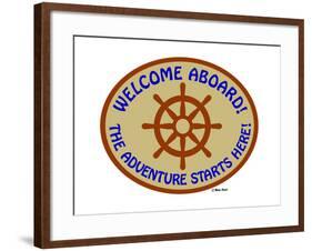 Welcome Aboard Adventure-Mark Frost-Framed Giclee Print