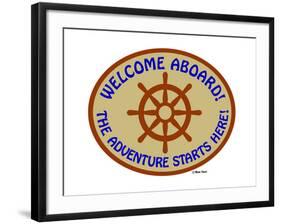 Welcome Aboard Adventure-Mark Frost-Framed Giclee Print