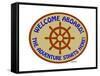 Welcome Aboard Adventure-Mark Frost-Framed Stretched Canvas
