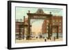 Welcome Arch, Denver, Colorado-null-Framed Art Print