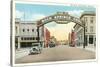 Welcome Arch, Rock Springs, Wyoming-null-Stretched Canvas