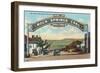 Welcome Arch, Rock Springs, Wyoming-null-Framed Art Print