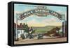 Welcome Arch, Rock Springs, Wyoming-null-Framed Stretched Canvas