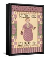 Welcome Baby I-Debbie McMaster-Framed Stretched Canvas