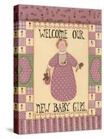 Welcome Baby I-Debbie McMaster-Stretched Canvas