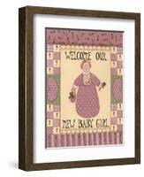 Welcome Baby I-Debbie McMaster-Framed Giclee Print