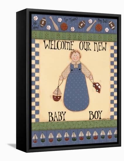 Welcome Baby II-Debbie McMaster-Framed Stretched Canvas