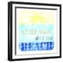 Welcome Beach 1-LightBoxJournal-Framed Giclee Print