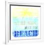 Welcome Beach 1-LightBoxJournal-Framed Giclee Print