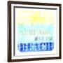 Welcome Beach 1-LightBoxJournal-Framed Giclee Print