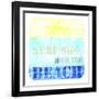 Welcome Beach 1-LightBoxJournal-Framed Giclee Print