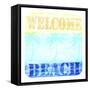 Welcome Beach 2-LightBoxJournal-Framed Stretched Canvas