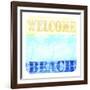 Welcome Beach 2-LightBoxJournal-Framed Giclee Print