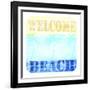 Welcome Beach 2-LightBoxJournal-Framed Giclee Print