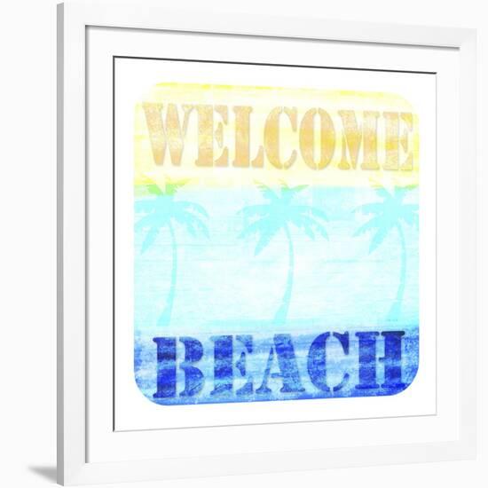 Welcome Beach 2-LightBoxJournal-Framed Giclee Print