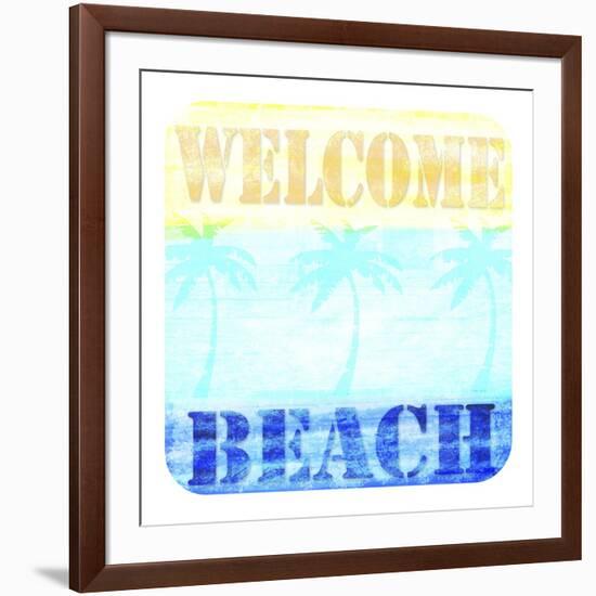 Welcome Beach 2-LightBoxJournal-Framed Giclee Print