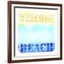 Welcome Beach 2-LightBoxJournal-Framed Giclee Print