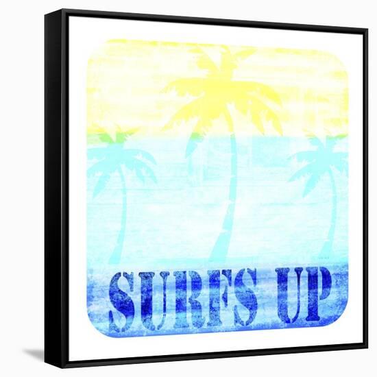 Welcome Beach 3-LightBoxJournal-Framed Stretched Canvas