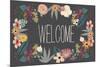 Welcome Bouquet in Grey-Lila Fe-Mounted Art Print