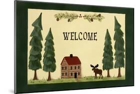 Welcome - Cabin-Debbie McMaster-Mounted Giclee Print