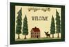 Welcome - Cabin-Debbie McMaster-Framed Giclee Print