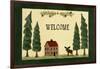 Welcome - Cabin-Debbie McMaster-Framed Giclee Print