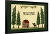 Welcome - Cabin-Debbie McMaster-Framed Giclee Print