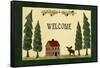 Welcome - Cabin-Debbie McMaster-Framed Stretched Canvas