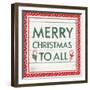 Welcome Christmas Sign V-Jenaya Jackson-Framed Art Print