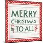 Welcome Christmas Sign V-Jenaya Jackson-Mounted Art Print