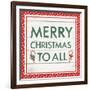 Welcome Christmas Sign V-Jenaya Jackson-Framed Art Print