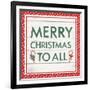 Welcome Christmas Sign V-Jenaya Jackson-Framed Art Print