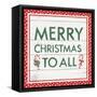 Welcome Christmas Sign V-Jenaya Jackson-Framed Stretched Canvas