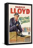 Welcome Danger [1929], Directed by Clyde Bruckman.-null-Framed Stretched Canvas