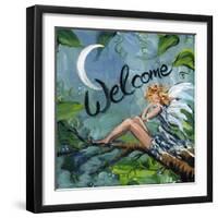 Welcome Fairy-sylvia pimental-Framed Art Print