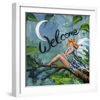 Welcome Fairy-sylvia pimental-Framed Art Print