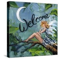Welcome Fairy-sylvia pimental-Stretched Canvas