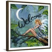 Welcome Fairy-sylvia pimental-Framed Premium Giclee Print