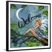 Welcome Fairy-sylvia pimental-Framed Premium Giclee Print